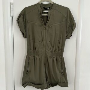 Blanc Noir Army Green Romper